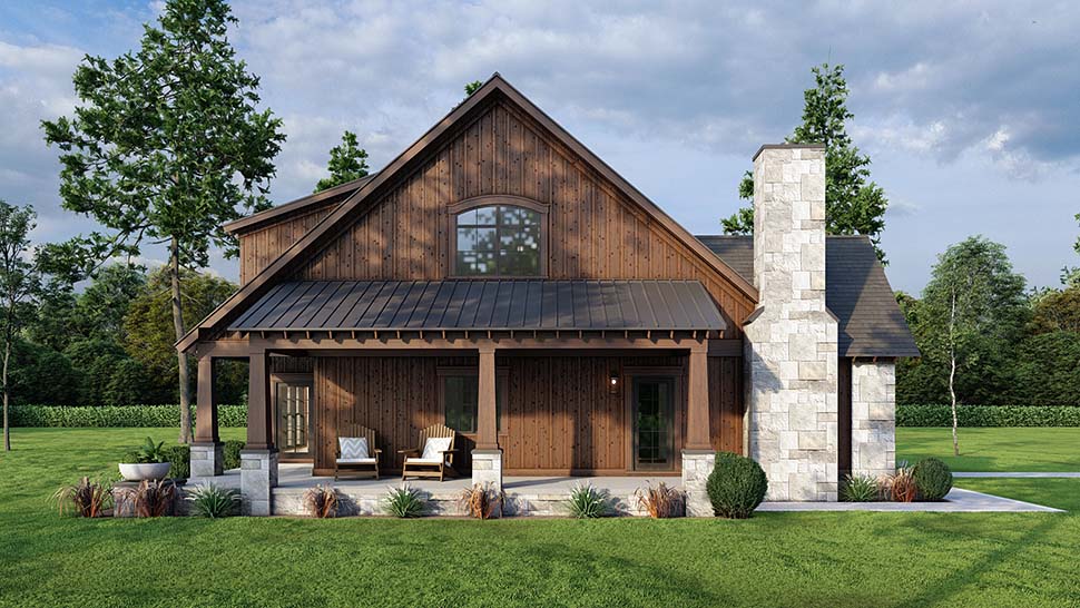 Bungalow, Country, Craftsman, Farmhouse, Southern Plan with 2637 Sq. Ft., 3 Bedrooms, 3 Bathrooms Picture 5
