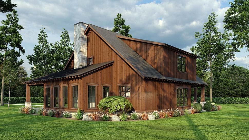 Bungalow, Country, Craftsman, Farmhouse, Southern Plan with 2637 Sq. Ft., 3 Bedrooms, 3 Bathrooms Picture 7