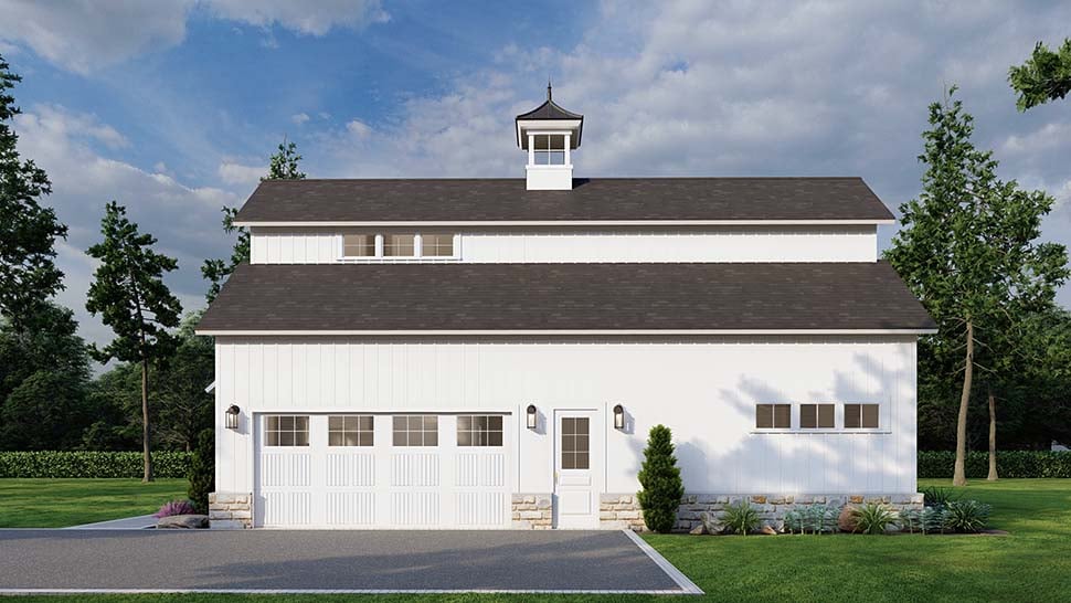 Barndominium, Country, Farmhouse, Prairie Style Plan with 2683 Sq. Ft., 3 Bedrooms, 4 Bathrooms, 2 Car Garage Picture 11