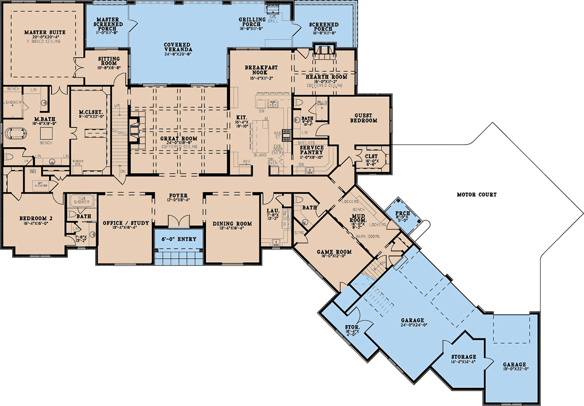 Colonial European Level One of Plan 82752