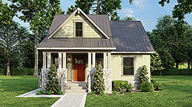 Plan 82755 - 1345 Square Feet