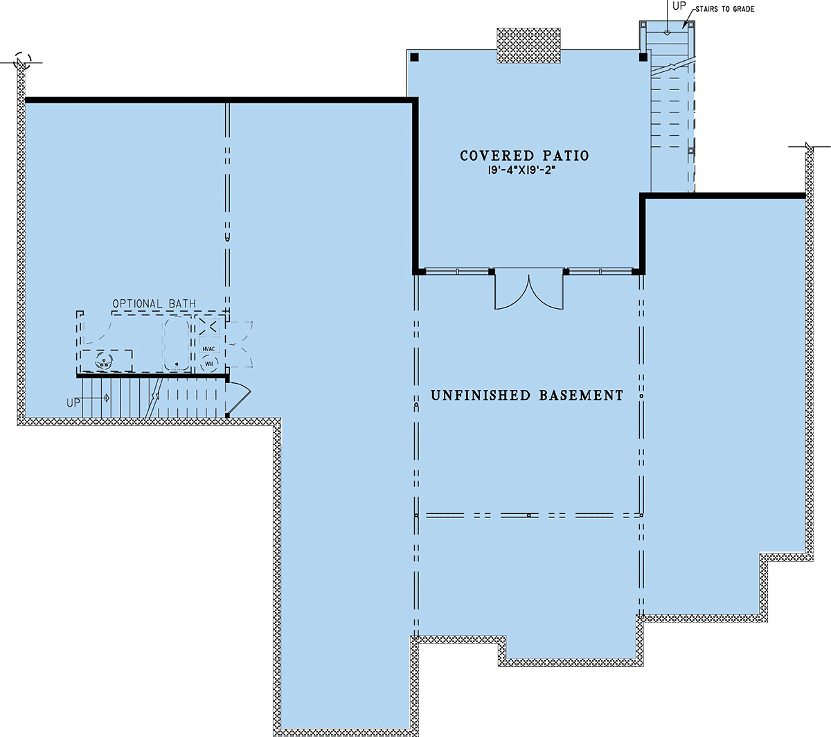 House Plan 82767 Lower Level