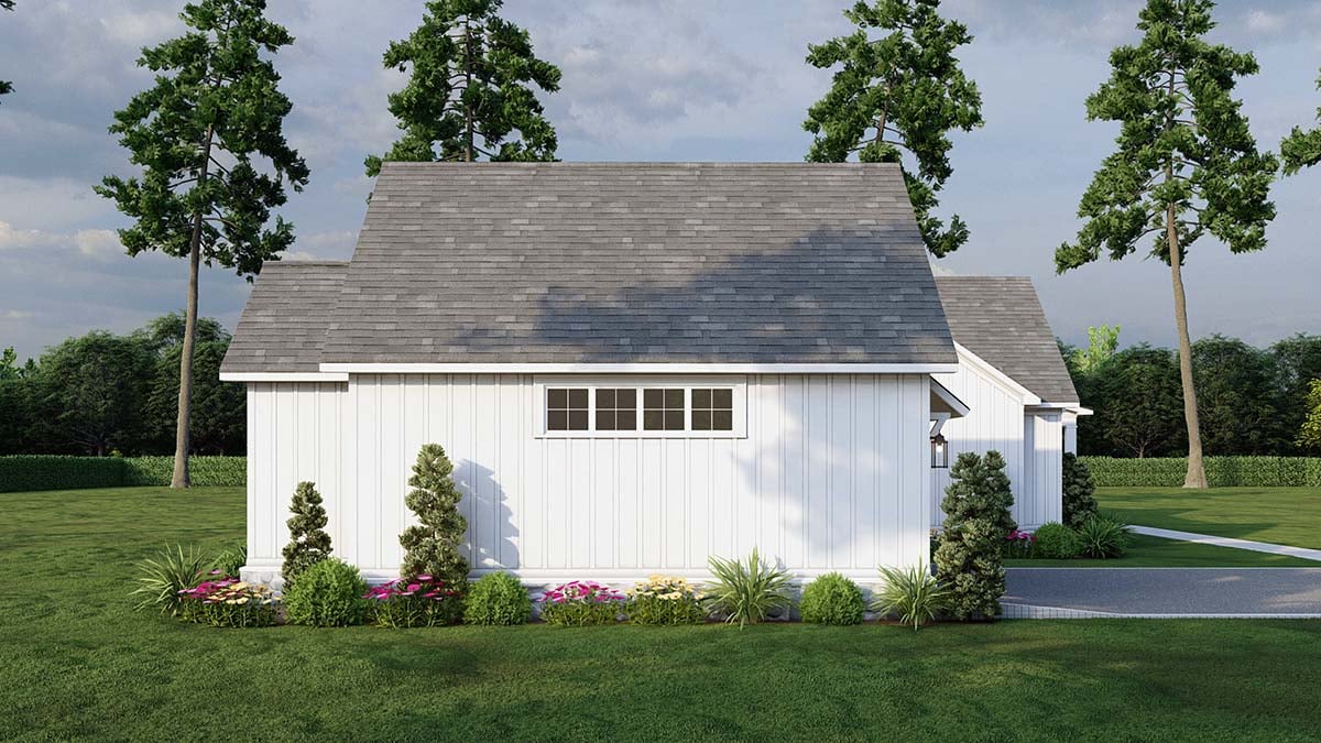 Barndominium, Country, Farmhouse Plan with 2663 Sq. Ft., 4 Bedrooms, 3 Bathrooms, 2 Car Garage Picture 3