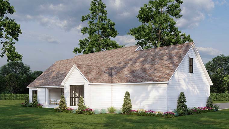 Country, Farmhouse Plan with 1967 Sq. Ft., 3 Bedrooms, 3 Bathrooms, 3 Car Garage Picture 6