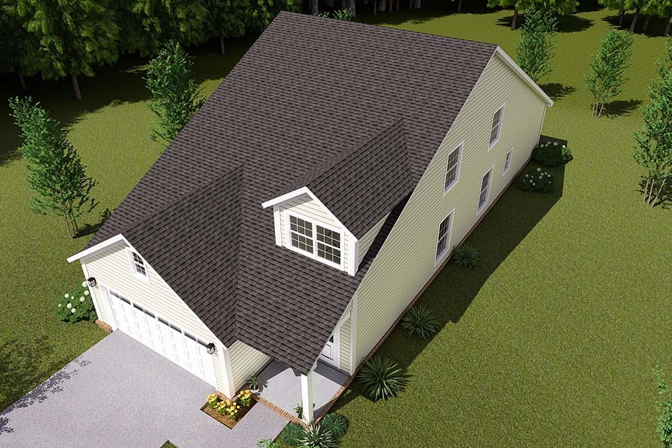Traditional Plan with 2148 Sq. Ft., 3 Bedrooms, 3 Bathrooms, 2 Car Garage Picture 4