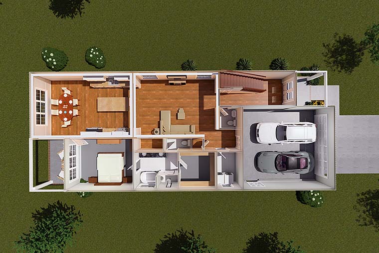 Traditional Plan with 2148 Sq. Ft., 3 Bedrooms, 3 Bathrooms, 2 Car Garage Picture 6