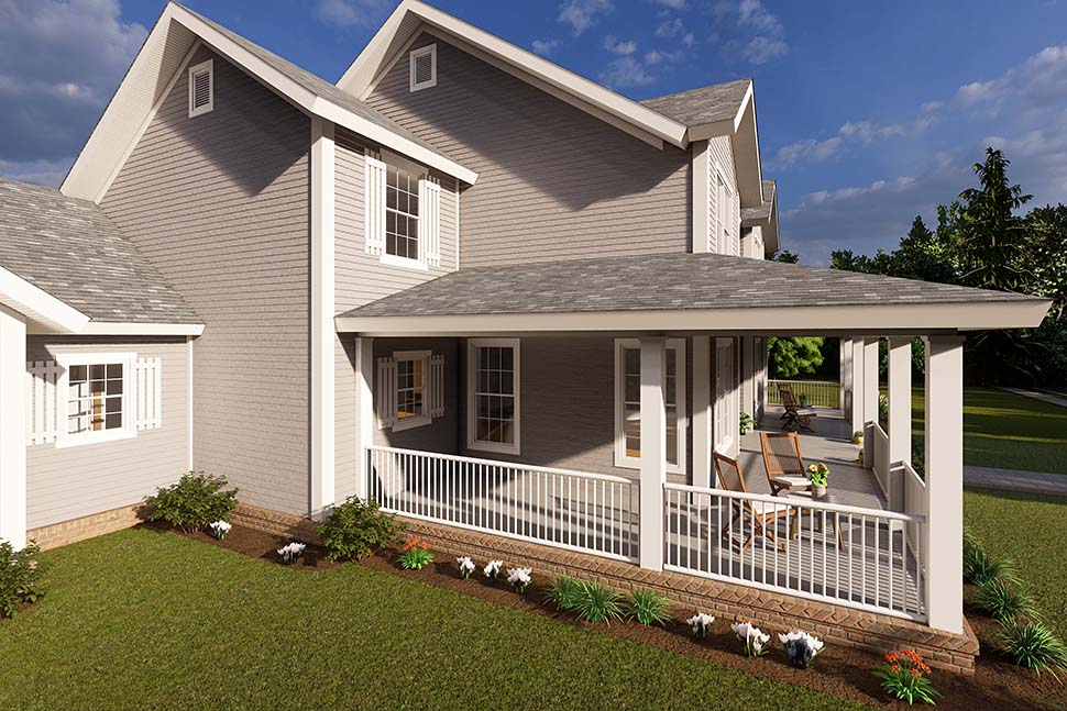 Craftsman, Farmhouse, Traditional Plan with 3266 Sq. Ft., 4 Bedrooms, 4 Bathrooms, 3 Car Garage Picture 7