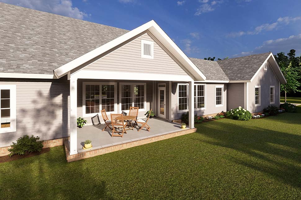 Craftsman, Farmhouse, Traditional Plan with 3266 Sq. Ft., 4 Bedrooms, 4 Bathrooms, 3 Car Garage Picture 8