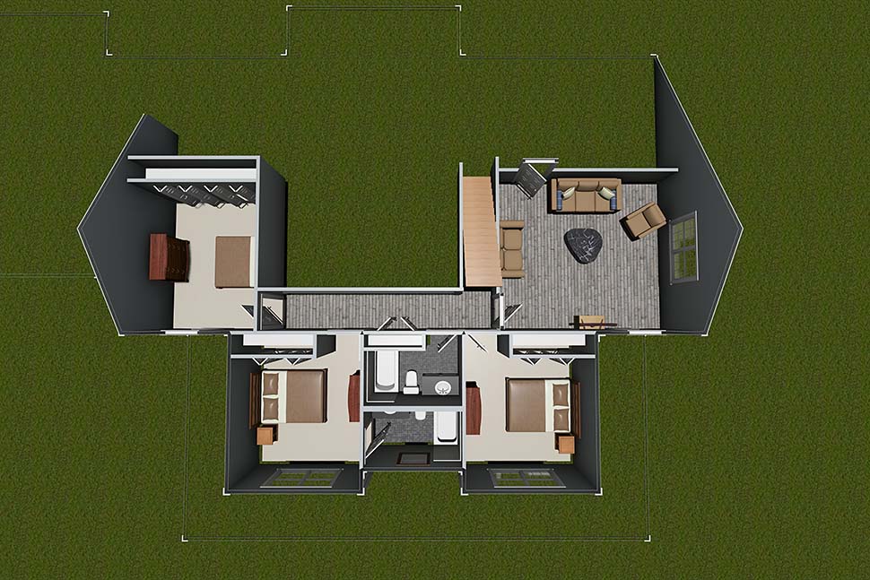 Craftsman, Farmhouse, Traditional Plan with 3266 Sq. Ft., 4 Bedrooms, 4 Bathrooms, 3 Car Garage Picture 10