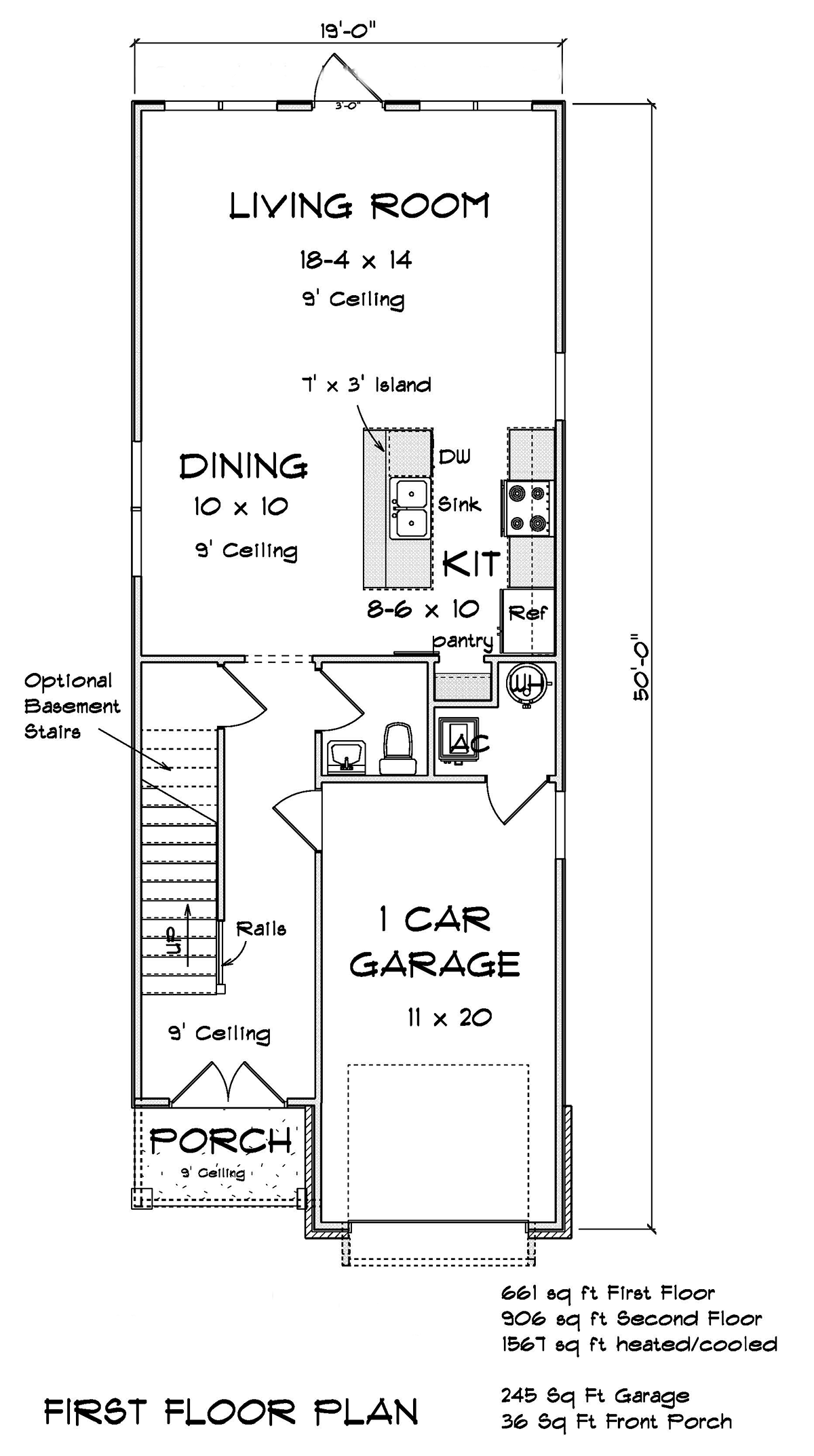 Cottage Country Traditional Level One of Plan 82815