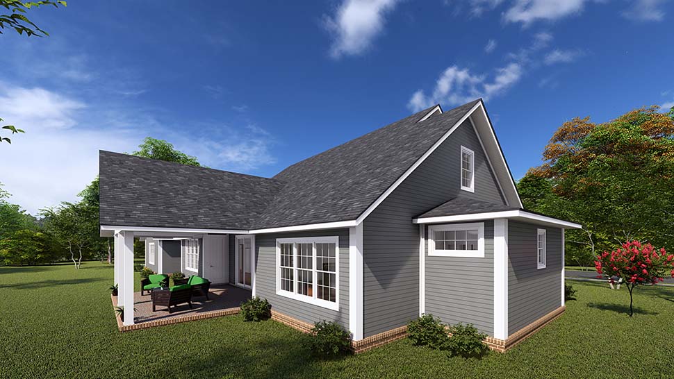 Country, Farmhouse Plan with 2693 Sq. Ft., 4 Bedrooms, 4 Bathrooms, 3 Car Garage Picture 5