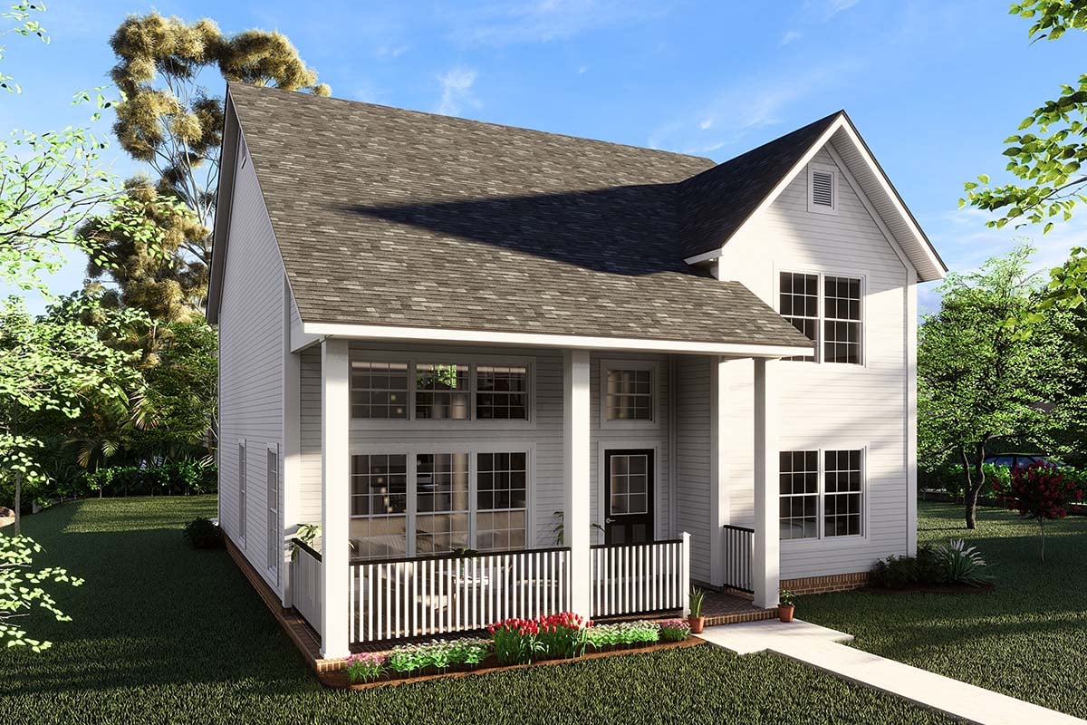 Cottage, Traditional Plan with 1888 Sq. Ft., 4 Bedrooms, 3 Bathrooms Picture 3