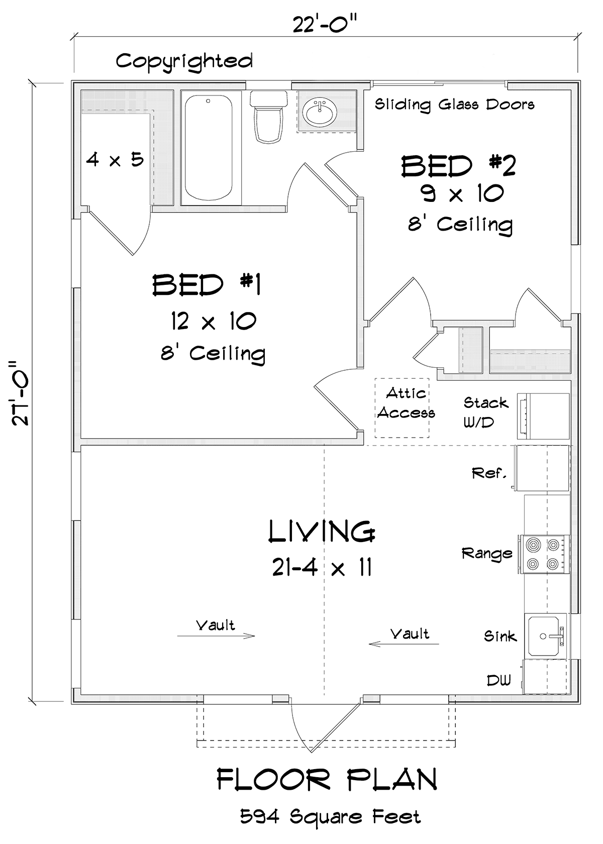 Cottage Craftsman Traditional Level One of Plan 82826