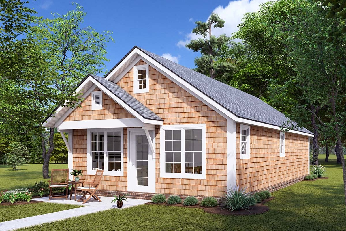 Plan 82828 | Traditional Style with 3 Bed, 1 Bath