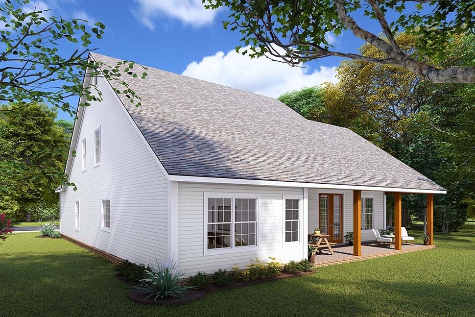 Cottage, Farmhouse, Traditional Plan with 2065 Sq. Ft., 3 Bedrooms, 3 Bathrooms, 2 Car Garage Picture 5