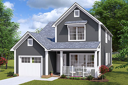 Cottage Traditional Elevation of Plan 82840
