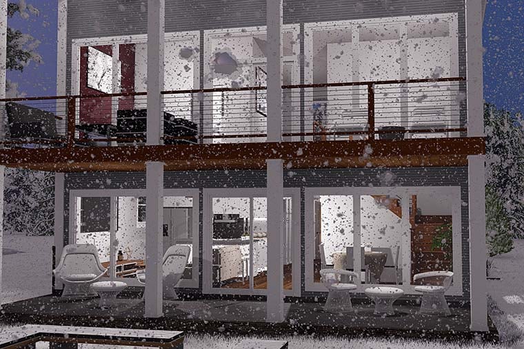 Cabin, Modern Plan with 1562 Sq. Ft., 3 Bedrooms, 2 Bathrooms Picture 6