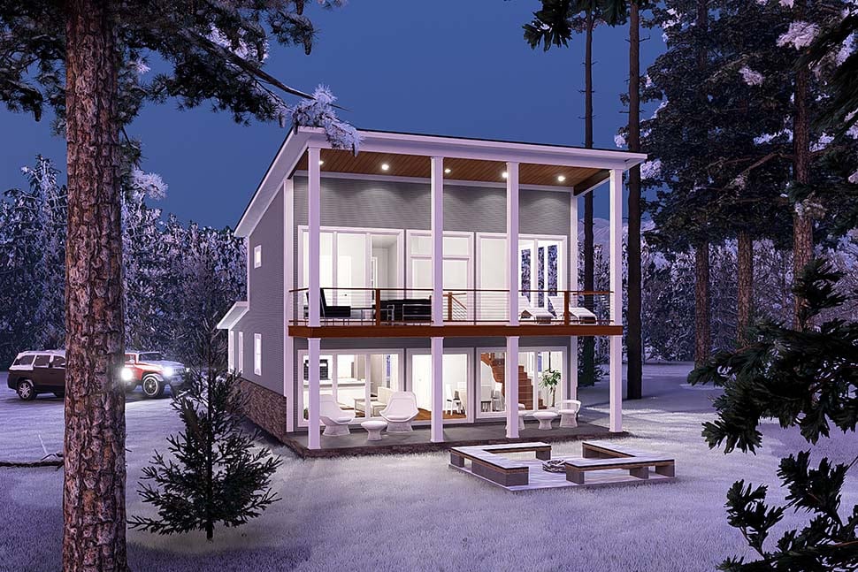 Cabin, Modern Plan with 1562 Sq. Ft., 3 Bedrooms, 2 Bathrooms Picture 10