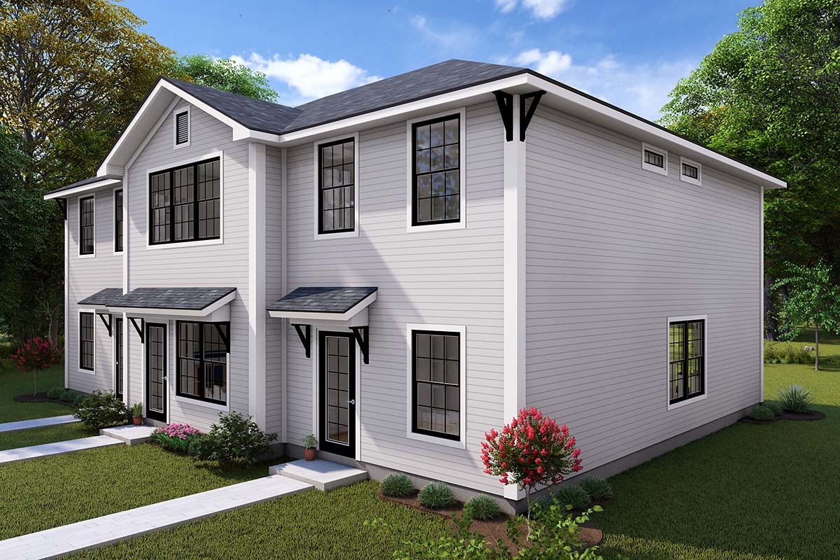 Traditional Plan with 3360 Sq. Ft., 6 Bedrooms, 9 Bathrooms Picture 2