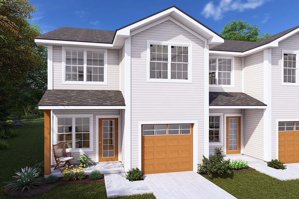 Cottage, Country, Traditional Plan with 5559 Sq. Ft., 9 Bedrooms, 9 Bathrooms, 3 Car Garage Picture 2