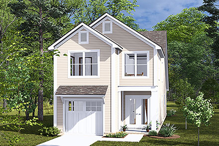 Cottage Traditional Elevation of Plan 82888