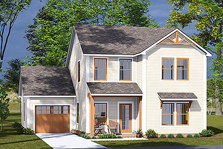 Cottage Country Traditional Elevation of Plan 82899