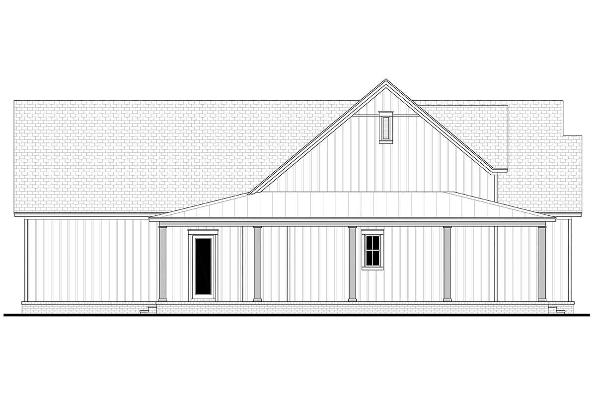 Country, Farmhouse, Southern Plan with 2377 Sq. Ft., 3 Bedrooms, 3 Bathrooms, 2 Car Garage Picture 3