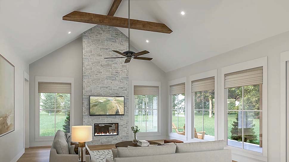 Farmhouse, Traditional Plan with 2253 Sq. Ft., 3 Bedrooms, 3 Bathrooms, 2 Car Garage Picture 18