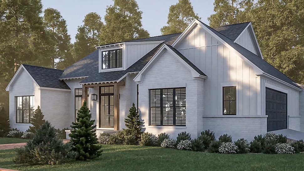 Farmhouse, Traditional Plan with 2253 Sq. Ft., 3 Bedrooms, 3 Bathrooms, 2 Car Garage Picture 8