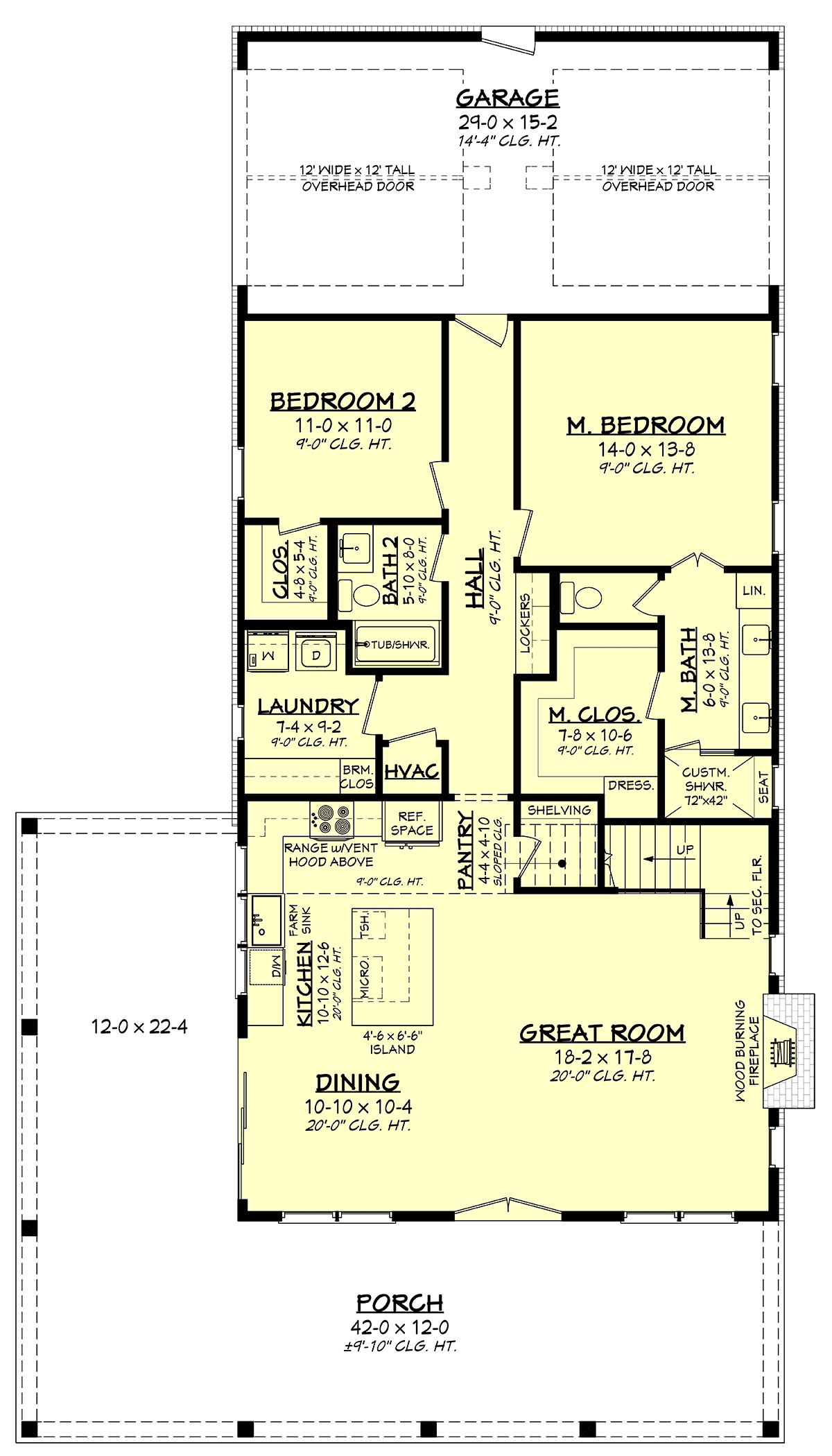 House Plan 82910 Level One