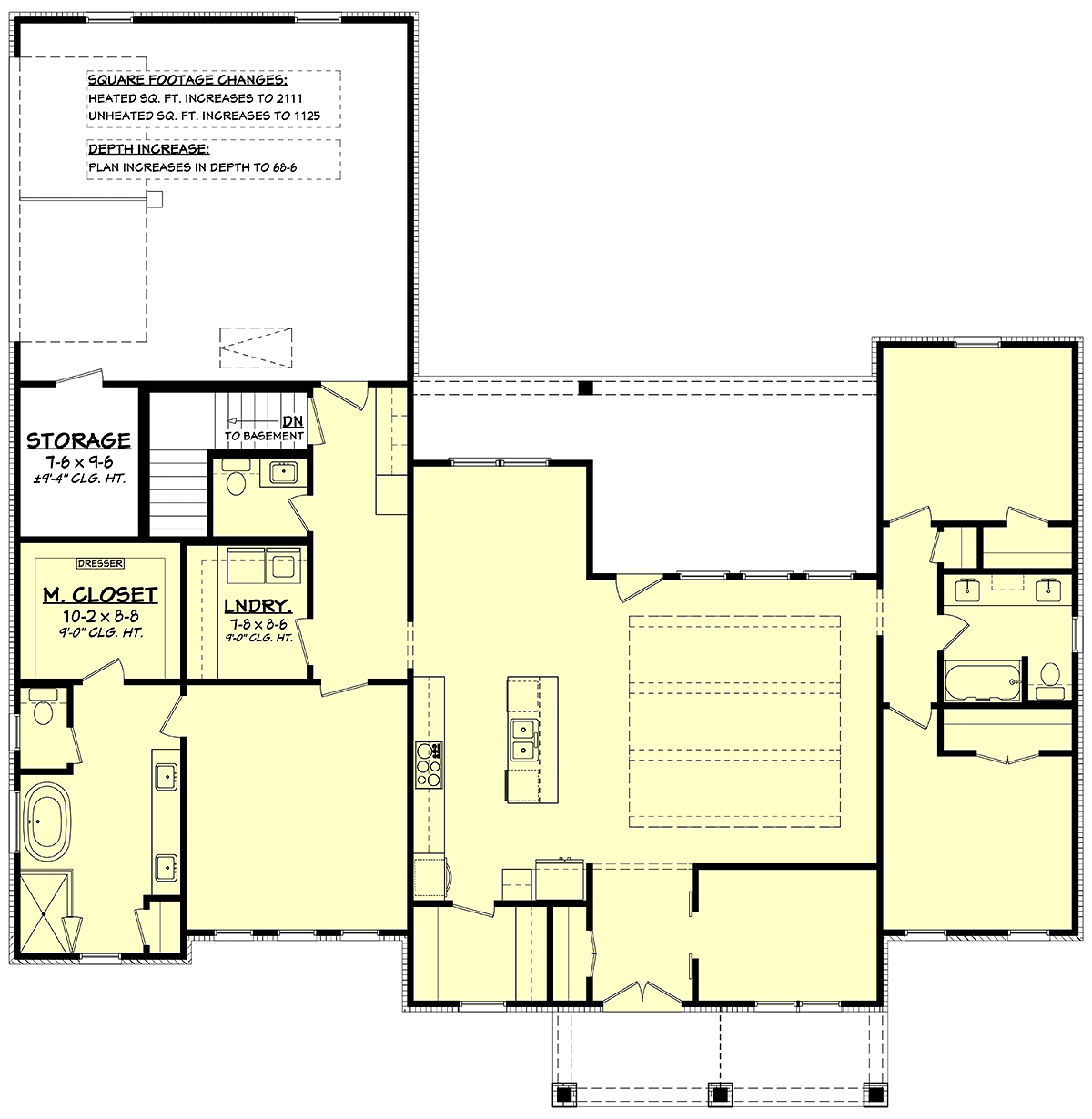 House Plan 82918 Alternate Level One