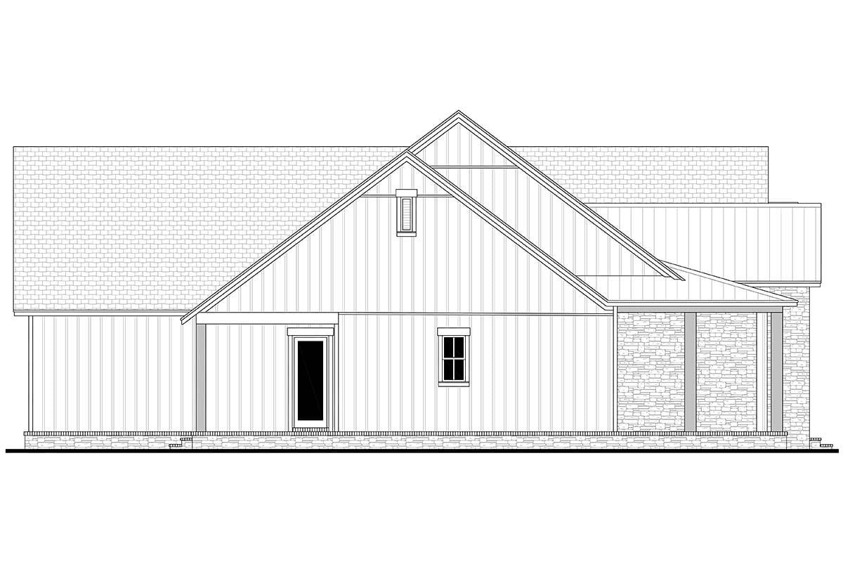 Country, Farmhouse Plan with 2278 Sq. Ft., 3 Bedrooms, 4 Bathrooms, 2.5 Car Garage Picture 3