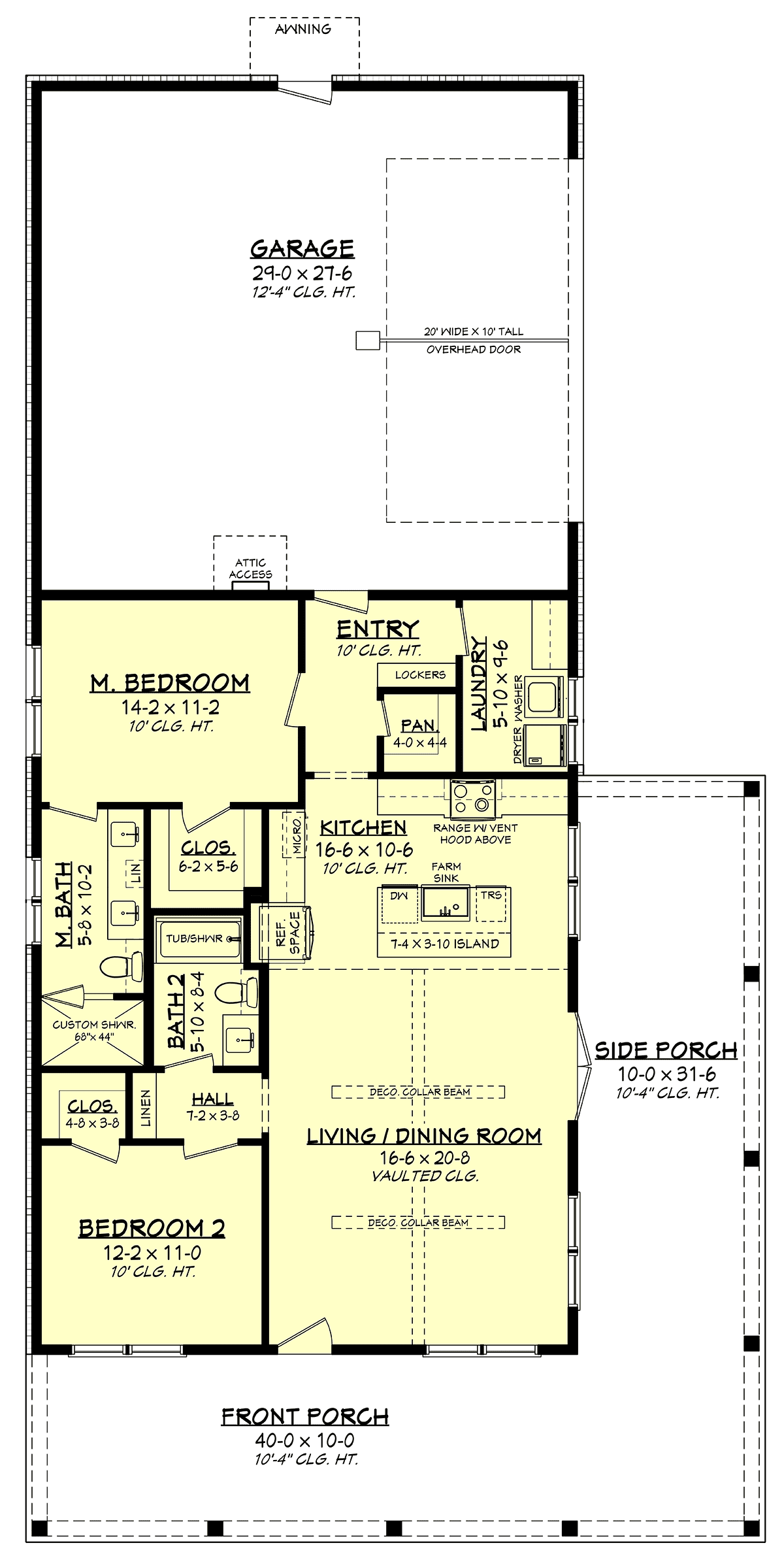 House Plan 82920 Level One
