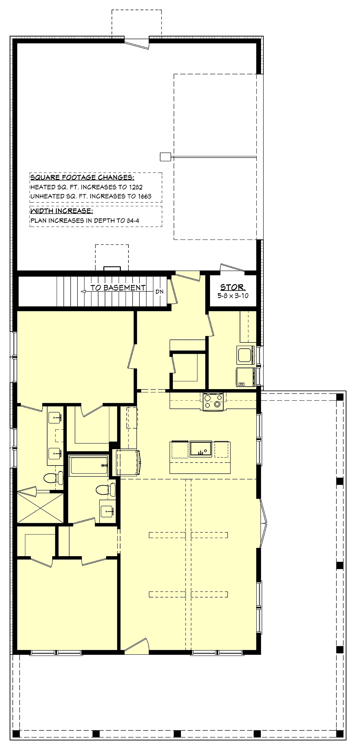 House Plan 82920 Alternate Level One