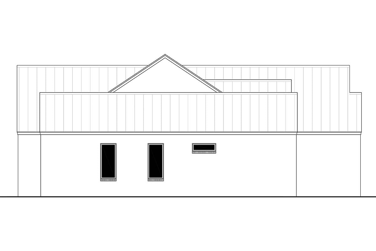 Farmhouse, Modern, Ranch Plan with 2650 Sq. Ft., 3 Bedrooms, 4 Bathrooms, 2 Car Garage Picture 3