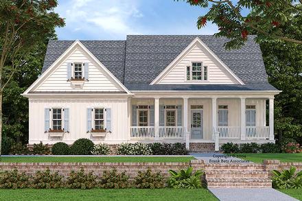 Cottage Country Craftsman Ranch Traditional Tudor Elevation of Plan 83002