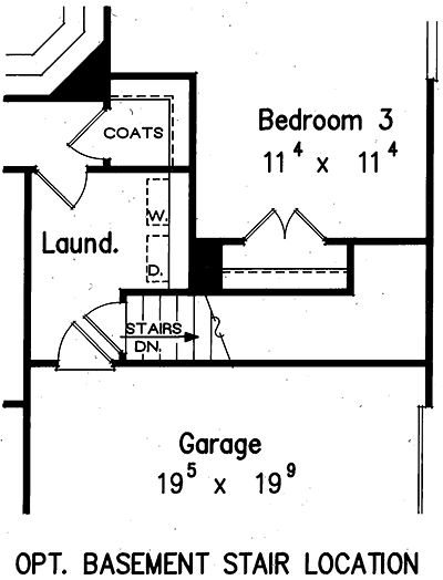 Colonial Country Southern Traditional Victorian Alternate Level One of Plan 83008