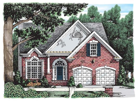 House Plan 83010 Elevation