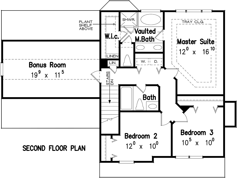 European Traditional Victorian Level Two of Plan 83013