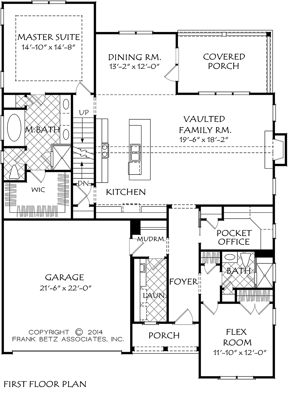 Bungalow Cottage Level One of Plan 83016