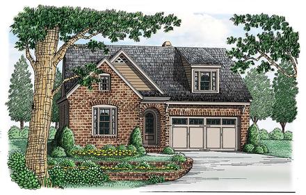 Bungalow European Traditional Victorian Elevation of Plan 83022