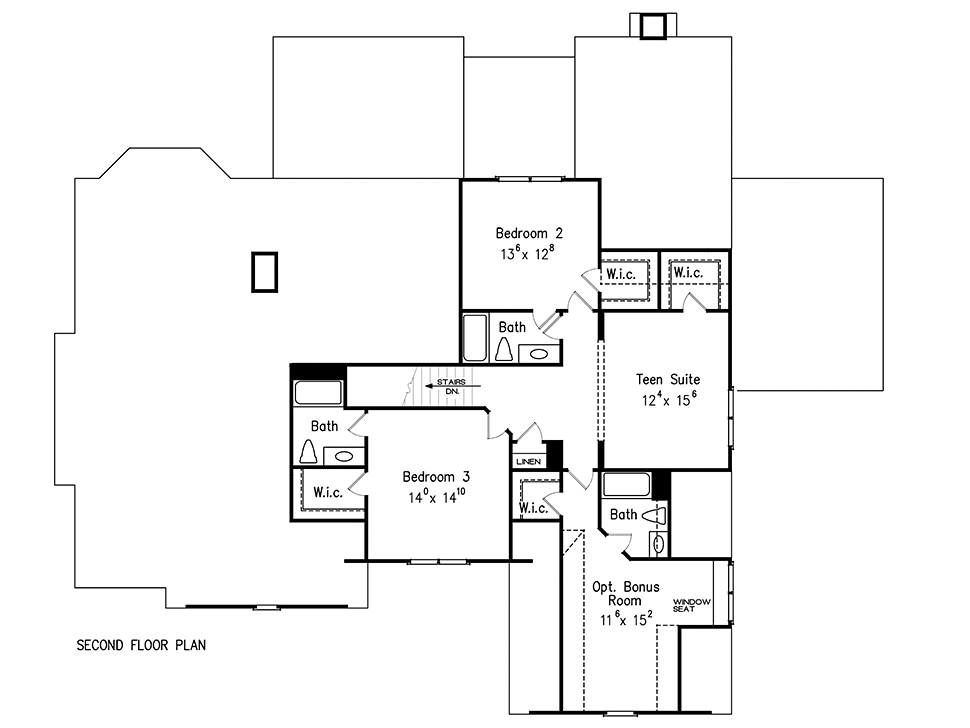 Colonial Traditional Level Two of Plan 83025