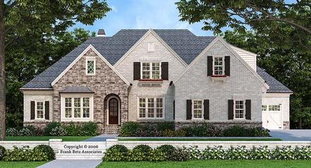 Colonial Traditional Elevation of Plan 83025