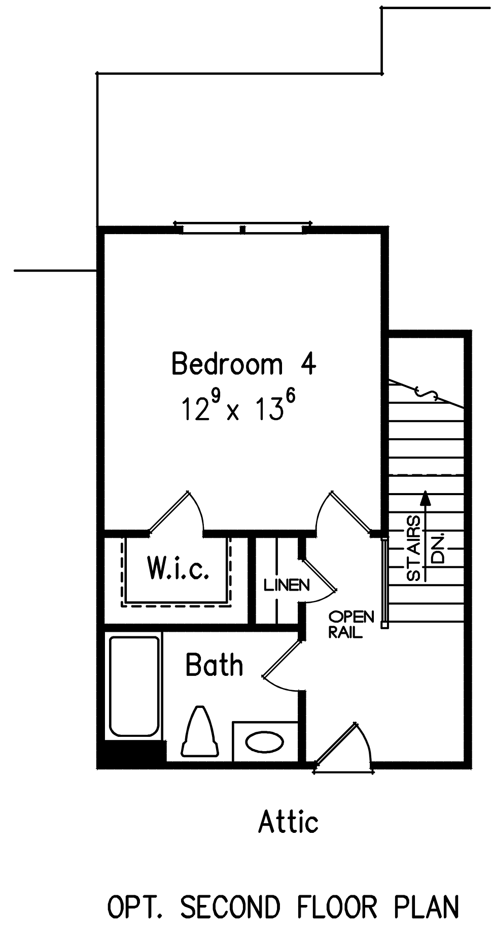 Craftsman European Traditional Level Two of Plan 83028