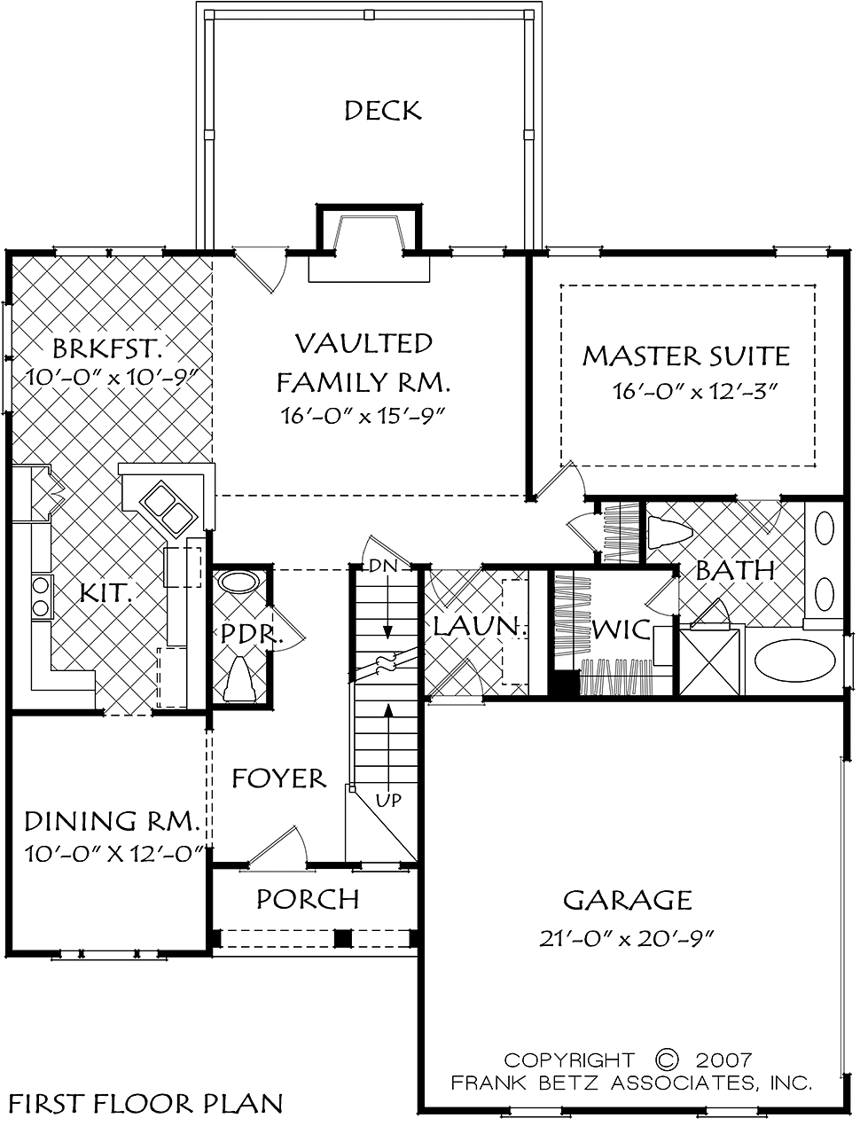 Traditional Level One of Plan 83046