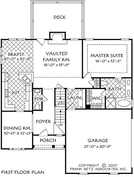 First Level Plan