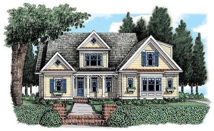 Country Farmhouse Traditional Elevation of Plan 83057