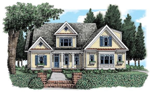 House Plan 83057 Elevation