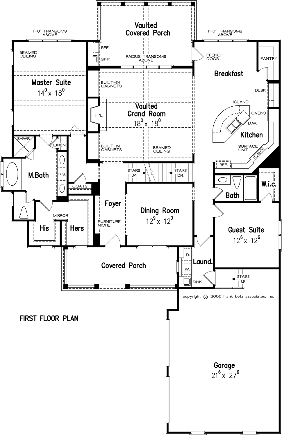 Traditional Level One of Plan 83059