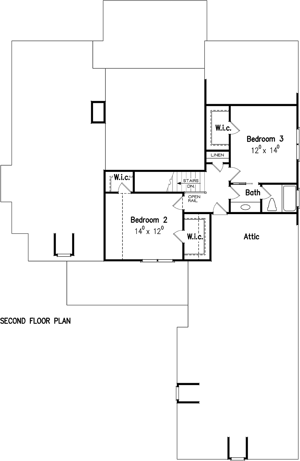 Traditional Level Two of Plan 83059
